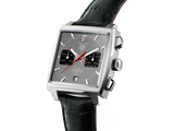 Tag Heuer Monaco Calibre 12 Final Edition Chronograph Grey Dial Black Leather Strap Watch for Men - CAW211J.FC6476 Buy Now By Tag Heuer