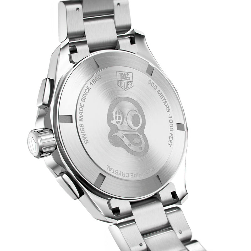 Tag Heuer Aquaracer Blue Dial SIlver Steel Strap Watch for Men - CAY111B.BA0927 Buy Now By Tag Heuer