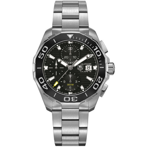 Shop Tag Heuer Aquaracer Black Dial Watch for Men - CAY211A.BA0927 in USA