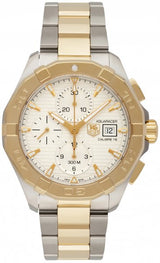 Tag Heuer Aquaracer Caliber 16 Automatic White Dial Two Tone Steel Strap Watch for Men - CAY2121.BB0923 Buy Now By Tag Heuer