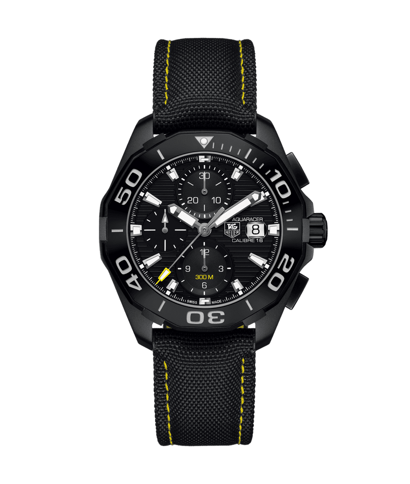 Tag Heuer Aquaracer PVD Black Dial Watch for Men - CAY218A.FC6361 Buy Now By Tag Heuer