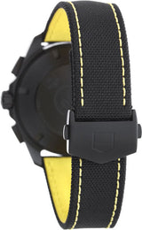 Tag Heuer Aquaracer Chronograph PVD Black Dial Black Nylon Strap Watch for Men - CAY218A.FC6361 Buy Now By Tag Heuer