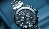 Tag Heuer Formula 1 Chronograph Black Dial Silver Steel Strap Watch for Men - CAZ1010.BA0842 Buy Now By Tag Heuer