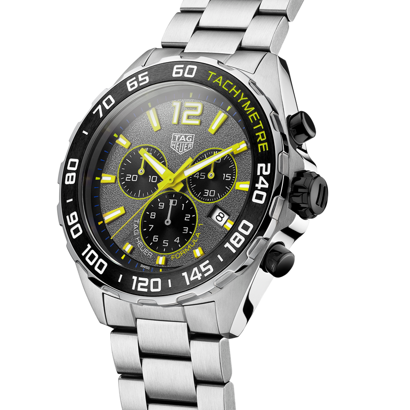 Tag Heuer Formula 1 Chronograph Grey Dial Silver Steel Strap Watch for Men - CAZ101AG.BA0842 Buy Now By Tag Heuer