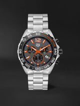 Shop Tag Heuer Formula 1 Chronograph Ceramic Black Dial Silver Steel Strap Watch for Men - CAZ101AH.BA0842 in USA