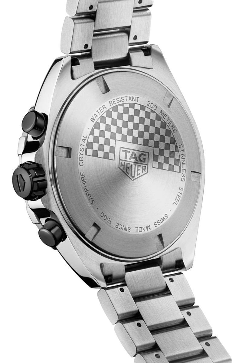 Shop Tag Heuer Formula 1 Chronograph Ceramic Black Dial Silver Steel Strap Watch for Men - CAZ101AH.BA0842 in USA