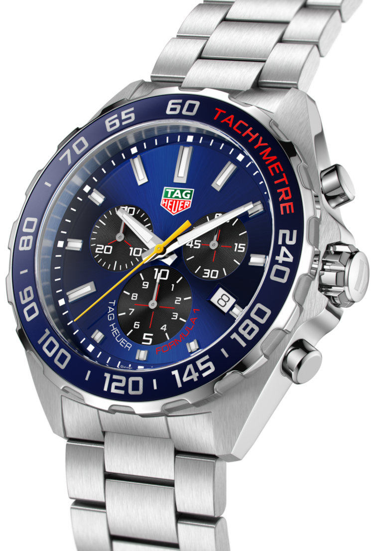 Tag Heuer Formula 1 Red Bull Racing Chronograph Blue Dial Silver Steel Strap Watch for Men - CAZ101AK.BA0842 Buy Now By Tag Heuer