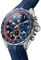 Tag Heuer Formula 1 Red Bull Racing Chronograph Blue Dial Blue Rubber Strap Watch for Men - CAZ101AL.FT8052 Buy Now By Tag Heuer