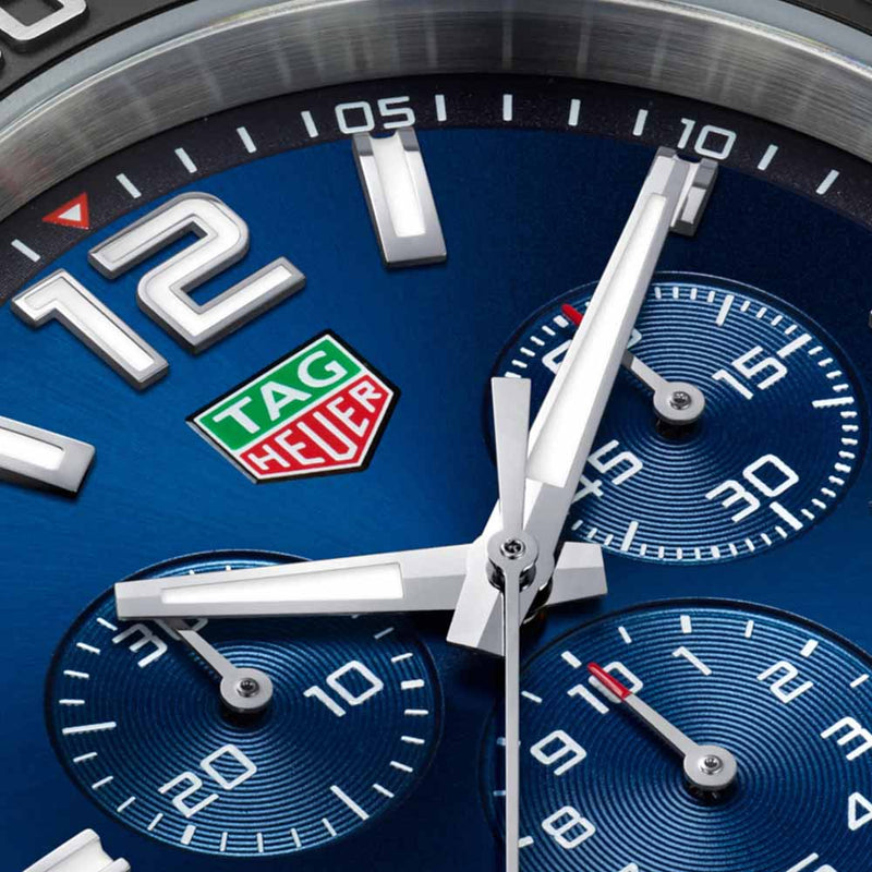 Shop Tag Heuer Formula 1 Chronograph Blue Dial Silver Steel Strap Watch for Men - CAZ101AV.BA0842 in USA