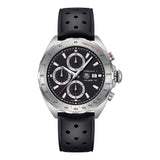Shop Tag Heuer Formula 1 Calibre 16 Black Dial Black Leather Strap Watch for Men - CAZ2010.FT8024 in USA