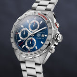 Shop Tag Heuer Formula 1 Automatic Chronograph Blue Dial Silver Strap Watch for Men - CAZ2015.BA0876 in USA