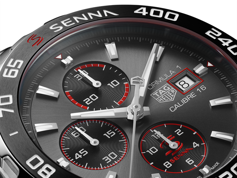 Tag Heuer Formula 1 Chronograph Senna Grey Dial Silver Steel Strap Watch for Men - CAZ201D.BA0633 Buy Now By Tag Heuer