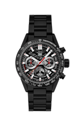 Tag Heuer Carrera Automatic Chronograph Black Dial Black Steel Strap Watch for Men - CBG2090.BH0661 Buy Now By Tag Heuer