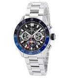 Tag Heuer Carrera Chronograph Blue Dial Silver Steel Strap Watch for Men - CBG2A1Z.BA0658 Buy Now By Tag Heuer