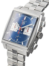 Tag Heuer Monaco Automatic Chronograph Blue Dial Silver Steel Strap Watch for Men - CBL2111.BA0644 Buy Now By Tag Heuer