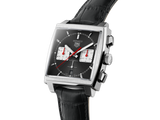 Tag Heuer Monaco Automatic Chronograph Black Dial Black Leather Strap Watch for Men - CBL2113.FC6177 Buy Now By Tag Heuer