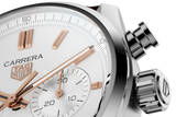 Tag Heuer Carrera Chronograph White Dial Brown Leather Strap Watch for Men - CBN2013.FC6483 Buy Now By Tag Heuer