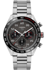 Tag Heuer Carrera Porsche Chronograph Grey Dial Silver Steel Strap Watch for Men - CBN2A1F.BA0643 Buy Now By Tag Heuer