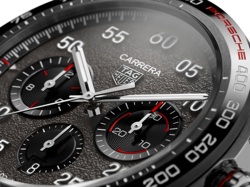 Tag Heuer Carrera Porsche Chronograph Special Edition Black Dial Black Leather Strap Watch for Men - CBN2A1F.FC6492 Buy Now By Tag Heuer
