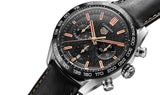 Tag Heuer Carrera Year of The Rabbit Automatic Chronograph Black Dial Black Leather Strap Watch for Men - CBN2A1L.FC6521 Buy Now By Tag Heuer