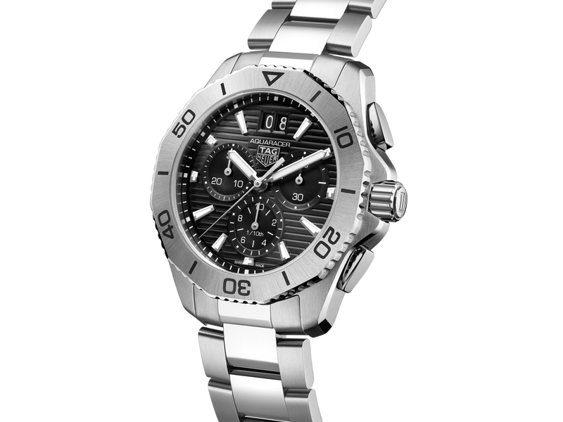 Tag Heuer Aquaracer Professional 200 Date Black Dial Silver Steel Strap Watch for Men - CBP1110.BA0627 Buy Now By Tag Heuer