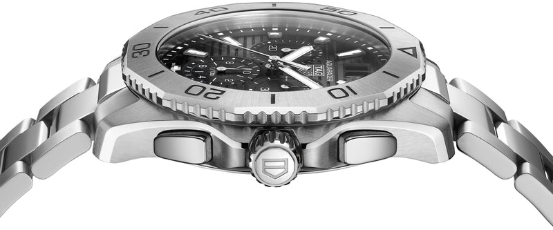 Tag Heuer Aquaracer Professional 200 Date Black Dial Silver Steel Strap Watch for Men - CBP1110.BA0627 Buy Now By Tag Heuer