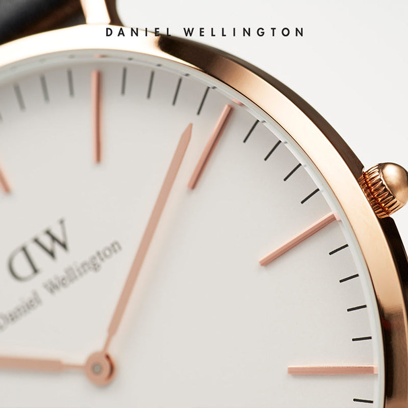 Daniel Wellington Petite Reading White Dial Black Leather Strap Watch For Women - DW00100173 Buy Now By Daniel Wellington