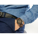 Fossil Coachman Chronograph Black Dial Brown Leather Strap Watch for Men - CH2891 Buy Now By Fossil