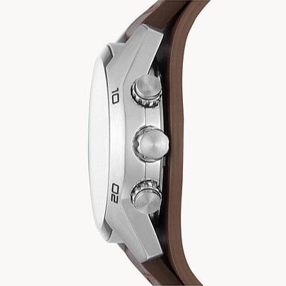 Fossil Coachman Chronograph Black Dial Brown Leather Strap Watch for Men - CH2891 Buy Now By Fossil