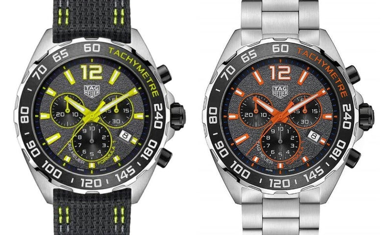 Shop Tag Heuer Formula 1 Chronograph Ceramic Black Dial Silver Steel Strap Watch for Men - CAZ101AH.BA0842 in USA