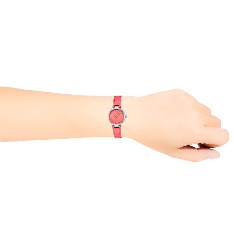 Coach Park Pink Dial Pink Leather Strap Watch for Women - 14503536 Buy Now By Coach