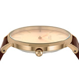 Coach Perry Analog Gold Dial Brown Leather Strap Watch for Women - 14503331-C Buy Now By Coach