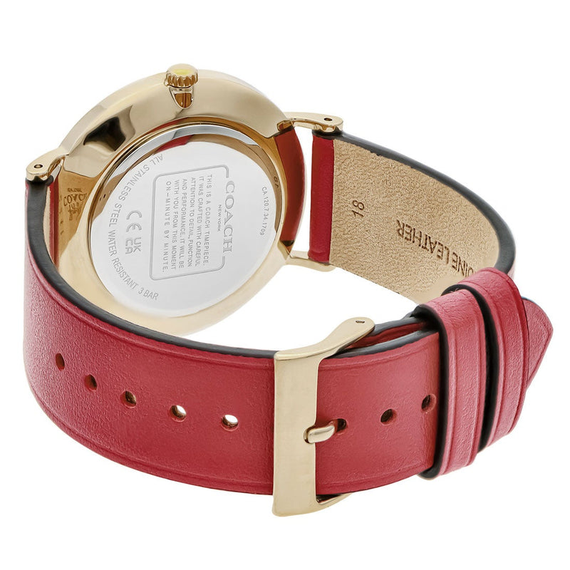 Coach Perry Red Dial Red Leather Strap Watch for Women - 14503852 Buy Now By Coach
