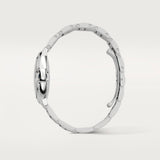 Cartier Ballon Bleu De Cartier Diamonds Silver Dial Silver Steel Strap Watch for Women - W4BB0023