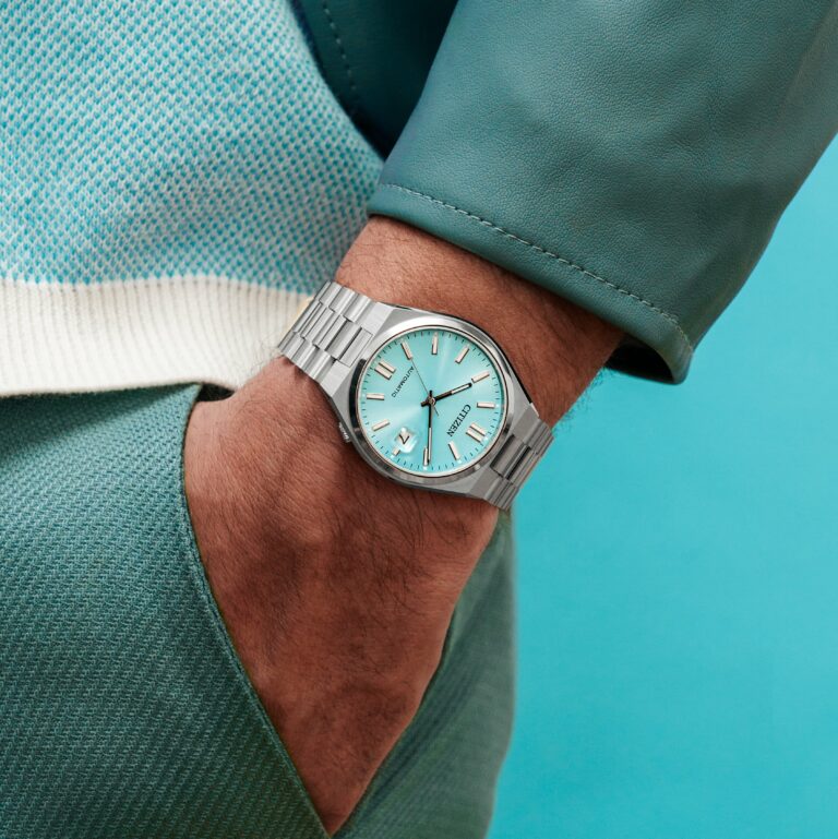 Citizen Tsuyosa Automatic Turquoise Dial Silver Steel Strap Watch For Men - NJ0151-88M Buy Now By Citizen