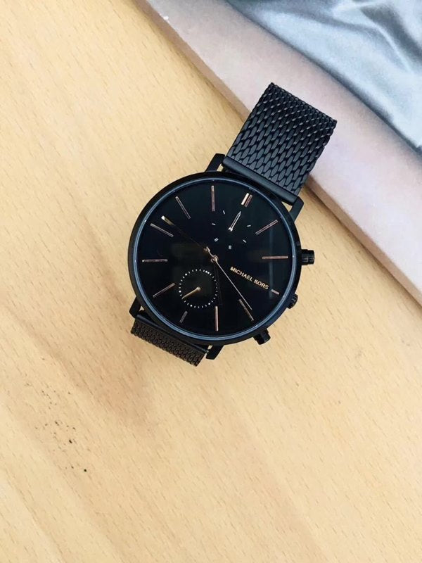Michael Kors Jaryn Black Dial Black Stainless Steel Strap Watch for Men - MK8504 Buy Now By Michael Kors