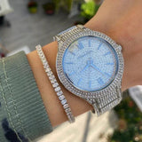 Michael Kors Kerry Crystal Pave Silver Dial Silver Steel Strap Watch For Women - MK3359 Buy Now By Michael Kors