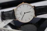 Daniel Wellington Classic Reading White Dial Black Leather Strap Watch For Women - DW00100041 Buy Now By Daniel Wellington
