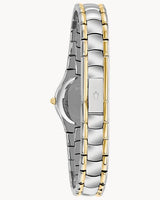 Bulova Classic White Dial Two Tone Steel Strap Watch for Women - 98T84 Buy Now By Bulova