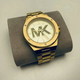Michael Kors Lennox Three-Hand Quartz Gold Dial Gold Steel Strap Watch For Men - MK8939 Buy Now By Michael Kors