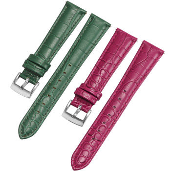 Shop Swarovski Octea Lux Chrono Red Dial Red Leather Strap Watch for Women - 5547642 in USA