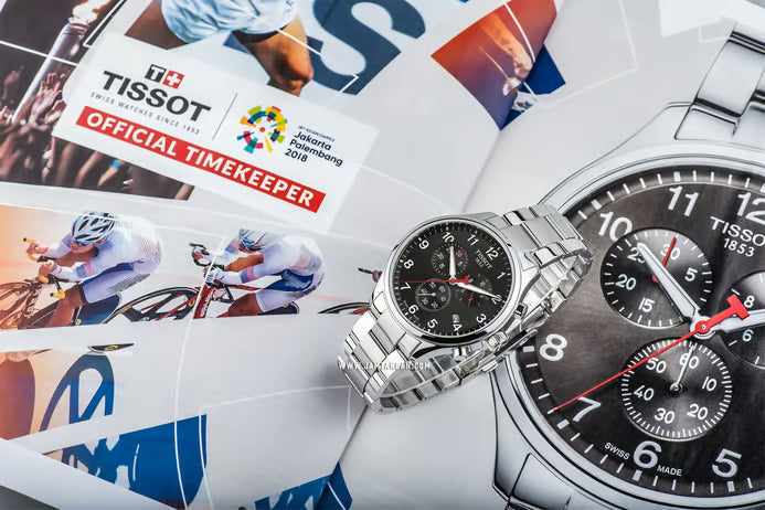 Tissot Chrono XL Quartz Asian Games Edition Black Dial Silver Steel Strap Watch For Men - T116.617.11.057.02 Buy Now By Tissot