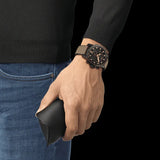 Tissot Supersport Chrono Black Dial Beige Nylon Strap Watch For Men - T125.617.37.051.01 Buy Now By Tissot