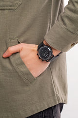 Emporio Armani Aviator Chronograph Black Dial Black Mesh Bracelet Watch For Men - AR11264 Buy Now By Emporio Armani