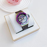 Guess Multifunction Analog Purple Dial Black Rubber Strap Watch For Women - GW0620L4 Buy Now By Guess