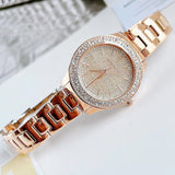 Michael Kors Liliane Three Hand Rose Gold Dial Rose Gold Steel Strap Watch For Women - MK4651 Buy Now By Michael Kors