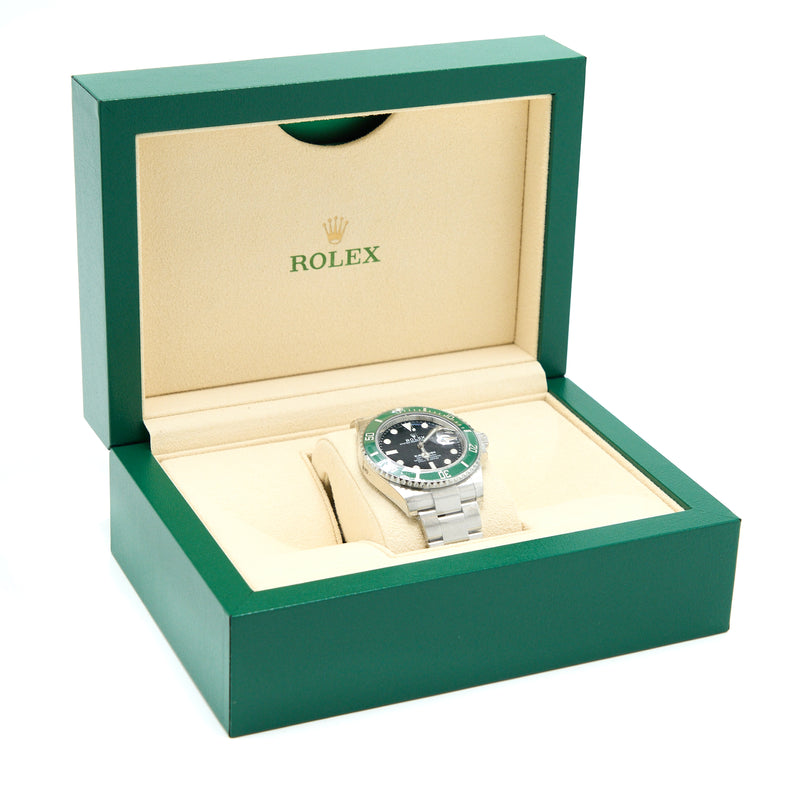 Shop Rolex Submariner Date Oyster Black Dial Oystersteel Silver Steel Strap Watch for Men - M126610LV-0002 in USA