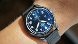 IWC Pilot’s Watch Mark XVIII Edition “Laureus Sport for Good Foundation" Blue Dial Black Nylon Strap Watch for Men - IW324703 Buy Now By IWC