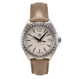 Tag Heuer Formula 1 Quartz Mother of Pearl Dial Brown Leather Strap Watch for Women - WBJ131A.FC8255 Buy Now By Tag Heuer