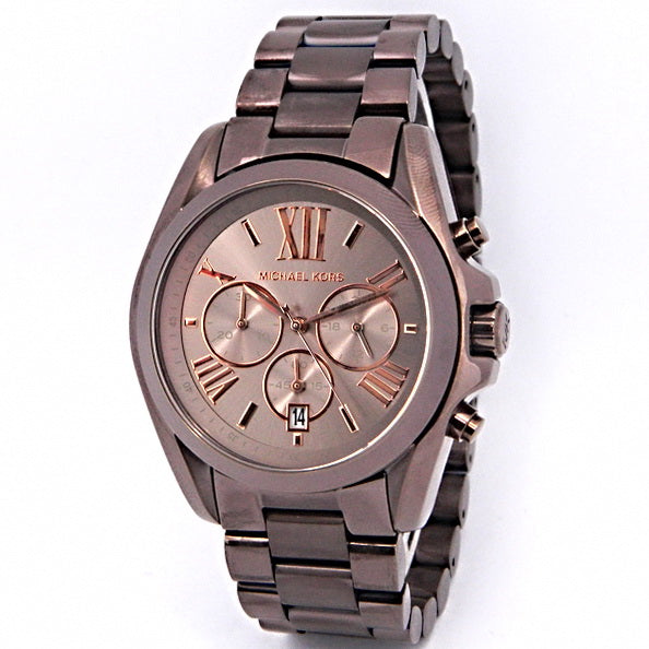 Michael Kors Bradshaw Chronograph Brown Dial Brown Steel Strap Watch For Women - MK6247 Buy Now By Michael Kors